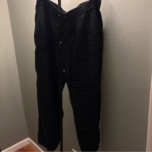 White House Black Market Men's Black Joggers